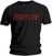 Skjorte Motley Crue Skjorte Unisex Distressed Logo Black S