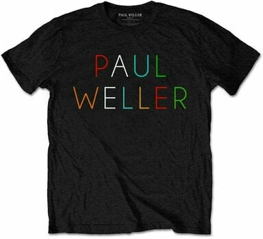 Camiseta de manga corta Paul Weller Camiseta de manga corta Multicolour Logo Unisex Black M - 1