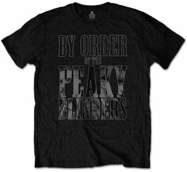 Tričko Peaky Blinders Tričko By Order Infill Black M - 1