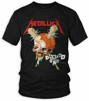 Camiseta de manga corta Metallica Camiseta de manga corta Damage Inc Unisex Black L - 1