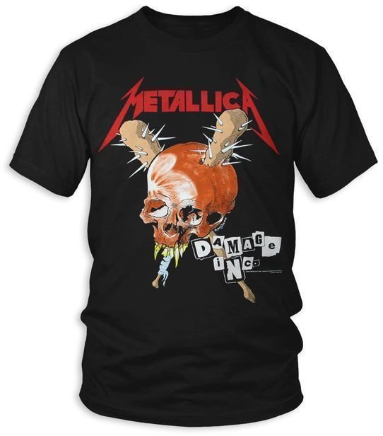 Skjorta Metallica Skjorta Damage Inc Black M