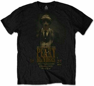 T-Shirt Peaky Blinders T-Shirt Unisex Established 1919 Black L - 1
