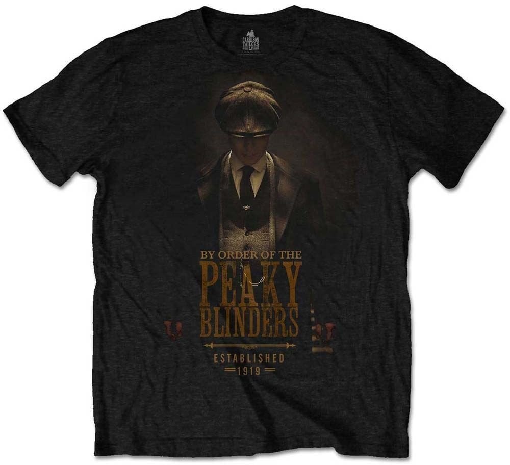 Peaky Blinders T-shirt Established 1919 S Noir Black unisex