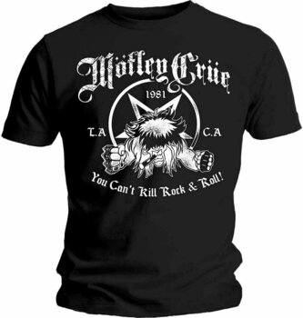 T-Shirt Motley Crue T-Shirt You Can't Kill Rock & Roll Unisex Black M - 1