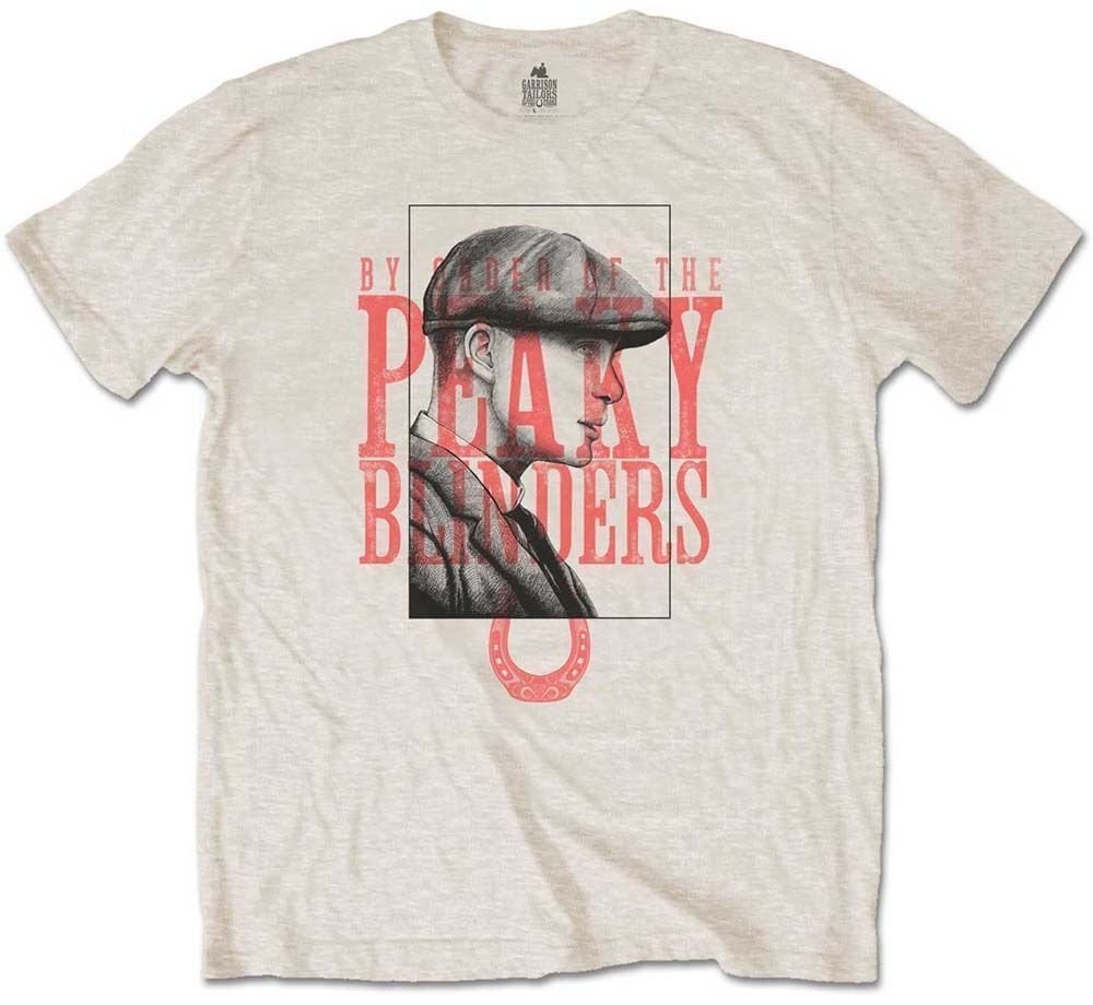 T-Shirt Peaky Blinders T-Shirt Red Logo Tommy Unisex Sand L