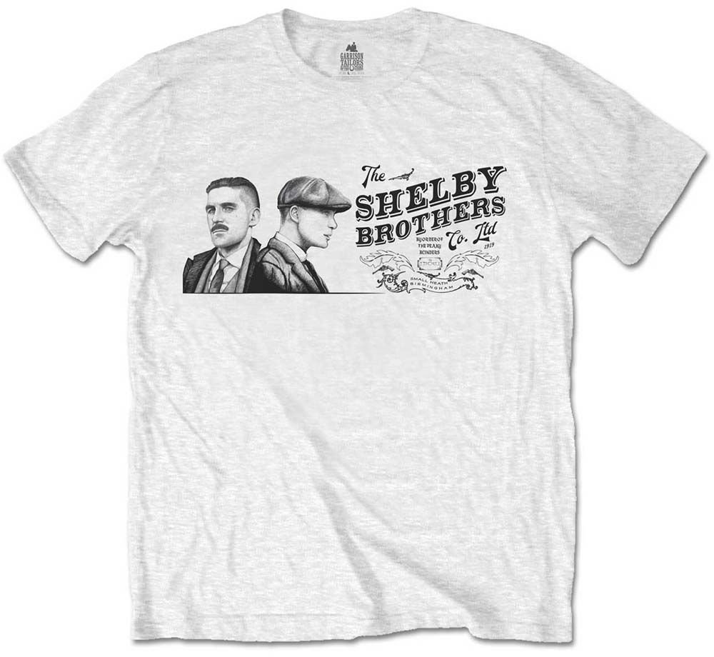 T-Shirt Peaky Blinders T-Shirt Shelby Brothers Landscape Unisex White L
