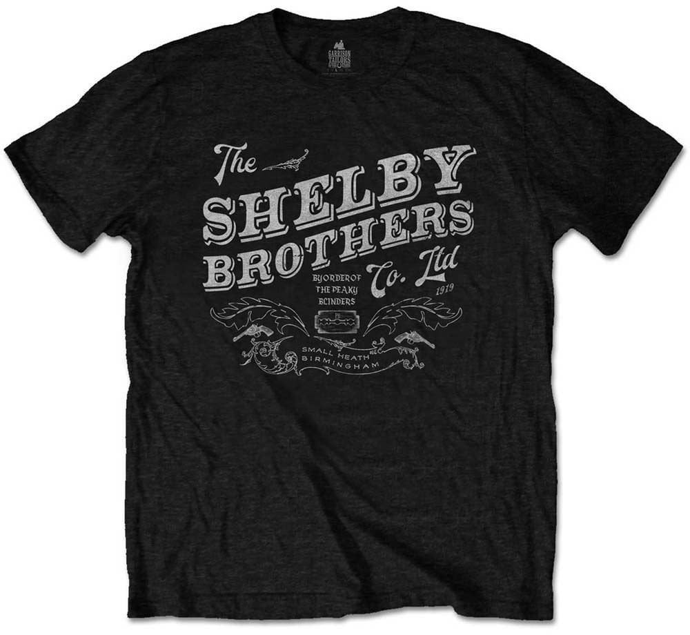 Skjorta Peaky Blinders Skjorta Shelby Brothers Unisex Black L