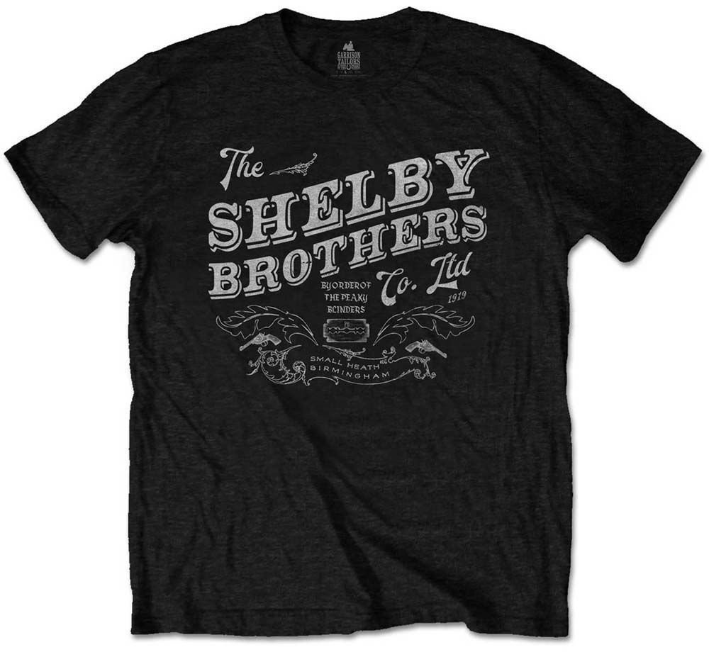 T-Shirt Peaky Blinders T-Shirt Shelby Brothers Black M