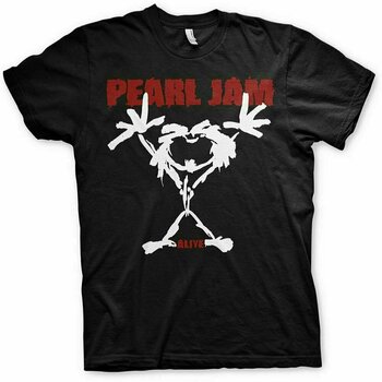 Maglietta Pearl Jam Maglietta Stickman Unisex Black M - 1