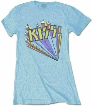 T-Shirt Kiss T-Shirt Stars Damen Blue M - 1