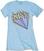T-shirt Kiss Stars Light Blue 2XL Feminino T-shirt