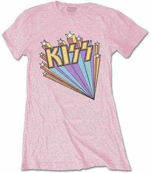 Camiseta de manga corta Kiss Camiseta de manga corta Stars Pink L - 1