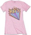 Kiss Stars Pink M Dámské Tričko