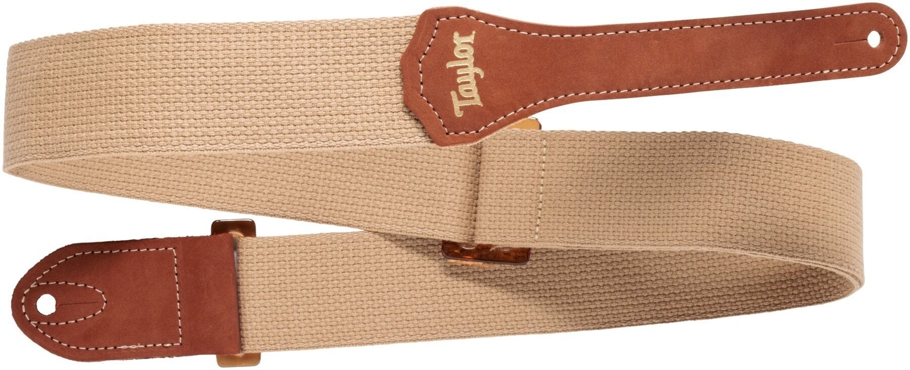 Gitarrband i textil Taylor GS Mini Strap Tan Gitarrband i textil