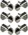 Gitarstemmemaskiner Taylor Guitar Tuners Nickel Gitarstemmemaskiner