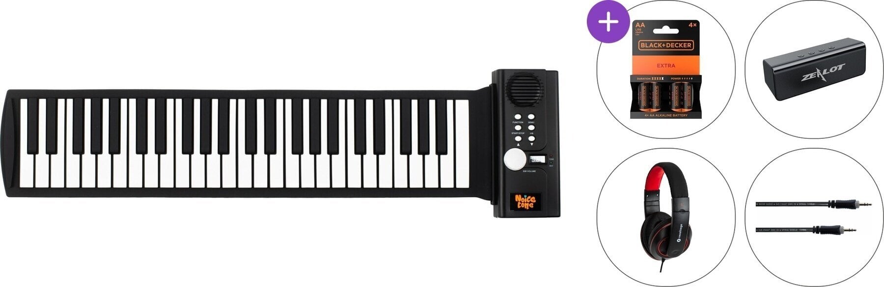 Süntesaator lastele Noicetone FlexiKeys 49 Premium SET Süntesaator lastele
