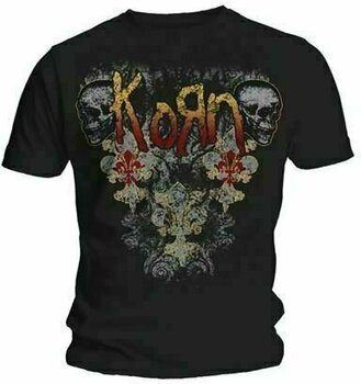 Shirt Korn Shirt Skulldelis Unisex Black M - 1