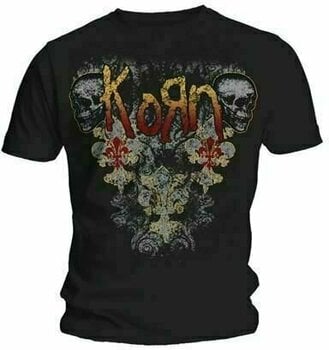 T-Shirt Korn Skulldelis Black S T-Shirt - 1