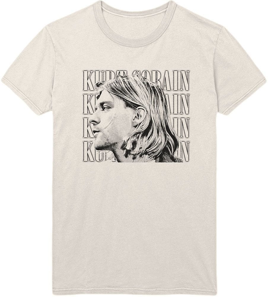 Kurt Cobain Tricou Contrast Profile Natural L