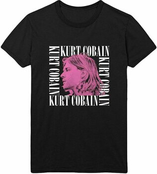 T-shirt Kurt Cobain Head Shot Frame Unisex Black S T-shirt - 1