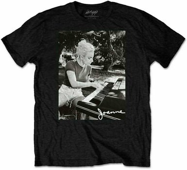 T-Shirt Lady Gaga T-Shirt Joanne Piano Black L - 1