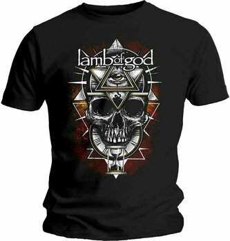 T-shirt Lamb Of God T-shirt All Seeing Red Preto S - 1