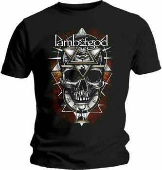 Camiseta de manga corta Lamb Of God Camiseta de manga corta All Seeing Red Unisex Negro 2XL - 1