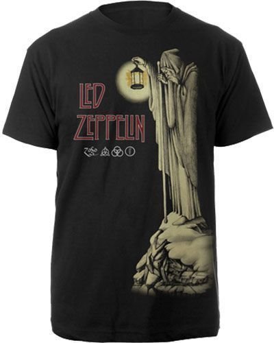 T-Shirt Led Zeppelin T-Shirt Hermit Unisex Black S