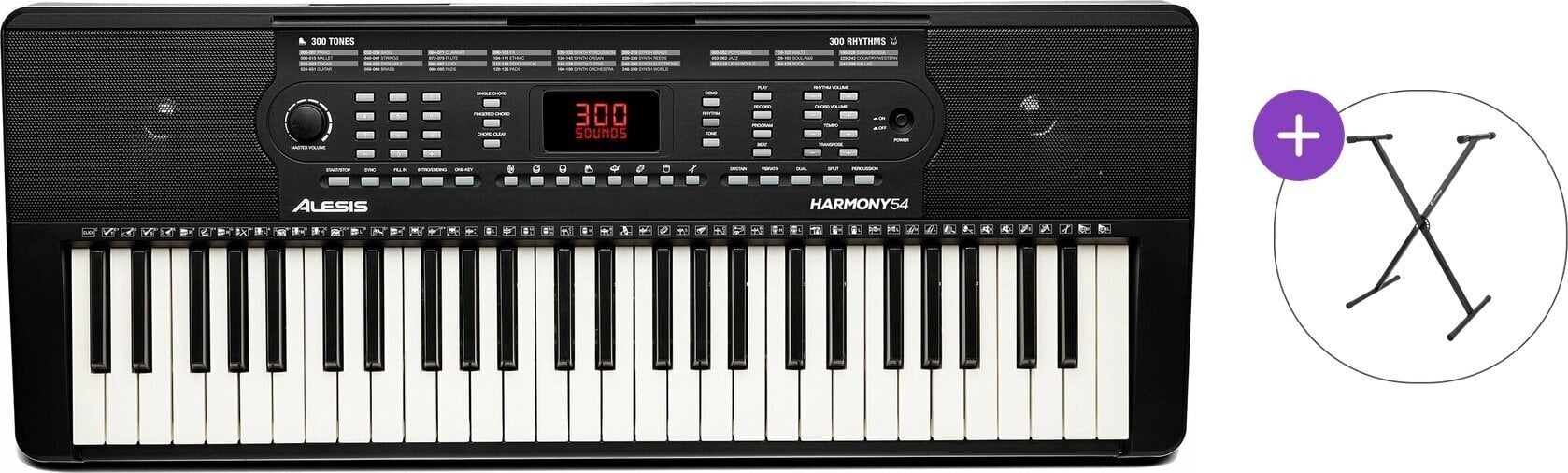 Keyboard without Touch Response Alesis Harmony 54 Basic SET Keyboard without Touch Response