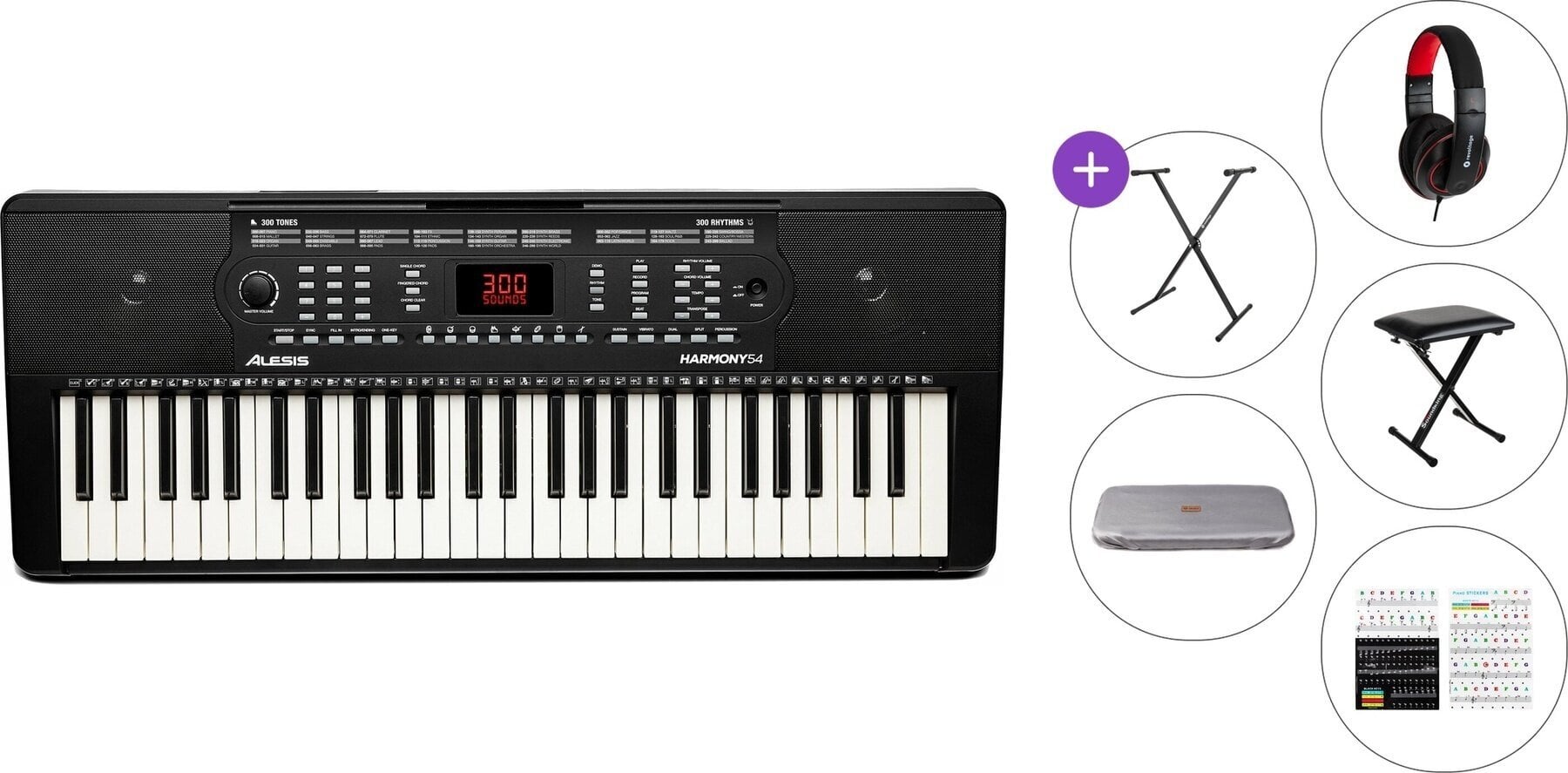 Πλήκτρα χωρίς Δυναμική Alesis Harmony 54 Premium SET Πλήκτρα χωρίς Δυναμική