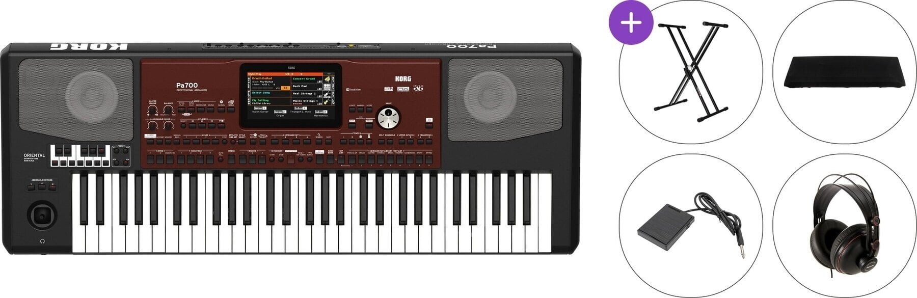 Професионален синтезатор Korg Pa700 Oriental Standard SET Професионален синтезатор