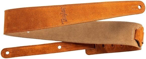 Textile guitar strap Taylor Suede Strap Honey Textile guitar strap - 1