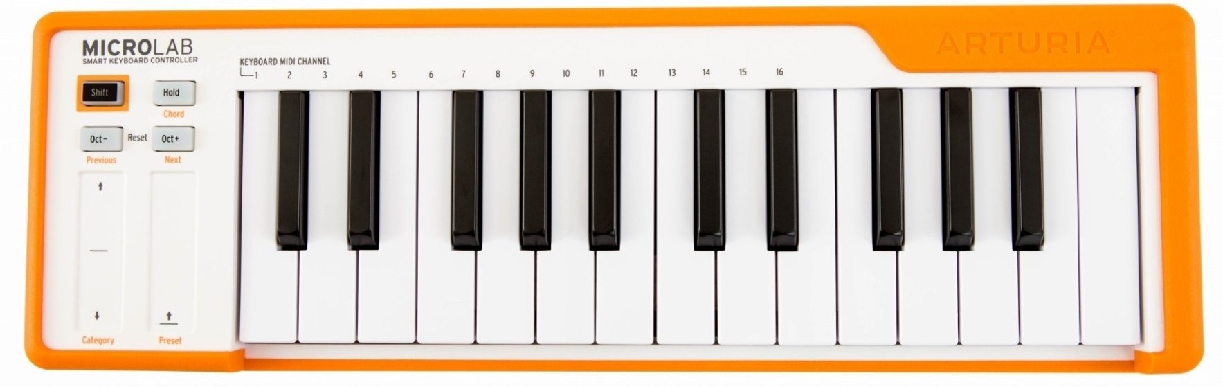 MIDI-Keyboard Arturia Microlab OR (Nur ausgepackt)