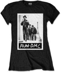 Риза Run DMC Paris Photo Womens Тениска с къс ръкав/Black/Къси