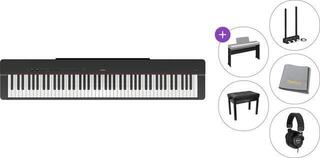 Digitaal stagepiano Yamaha P-225B Premium SET Digitaal stagepiano Black