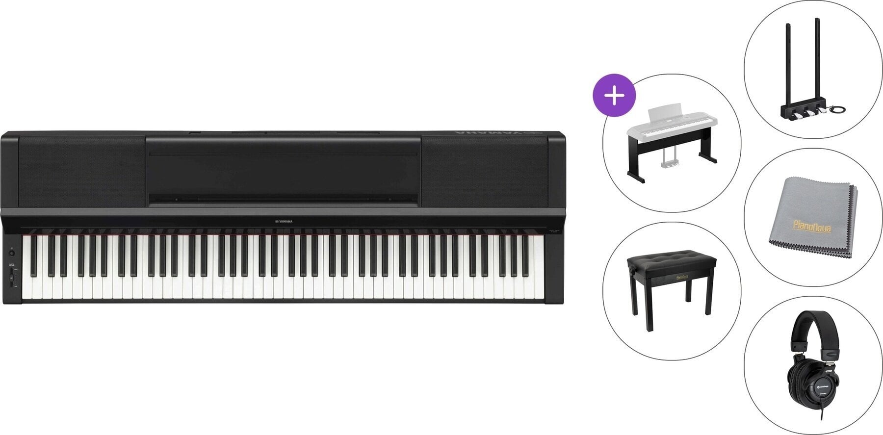 Digitální stage piano Yamaha P-S500 Premium SET Digitální stage piano Black