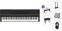 Digitální stage piano Yamaha P-S500 Premium SET Digitální stage piano Black