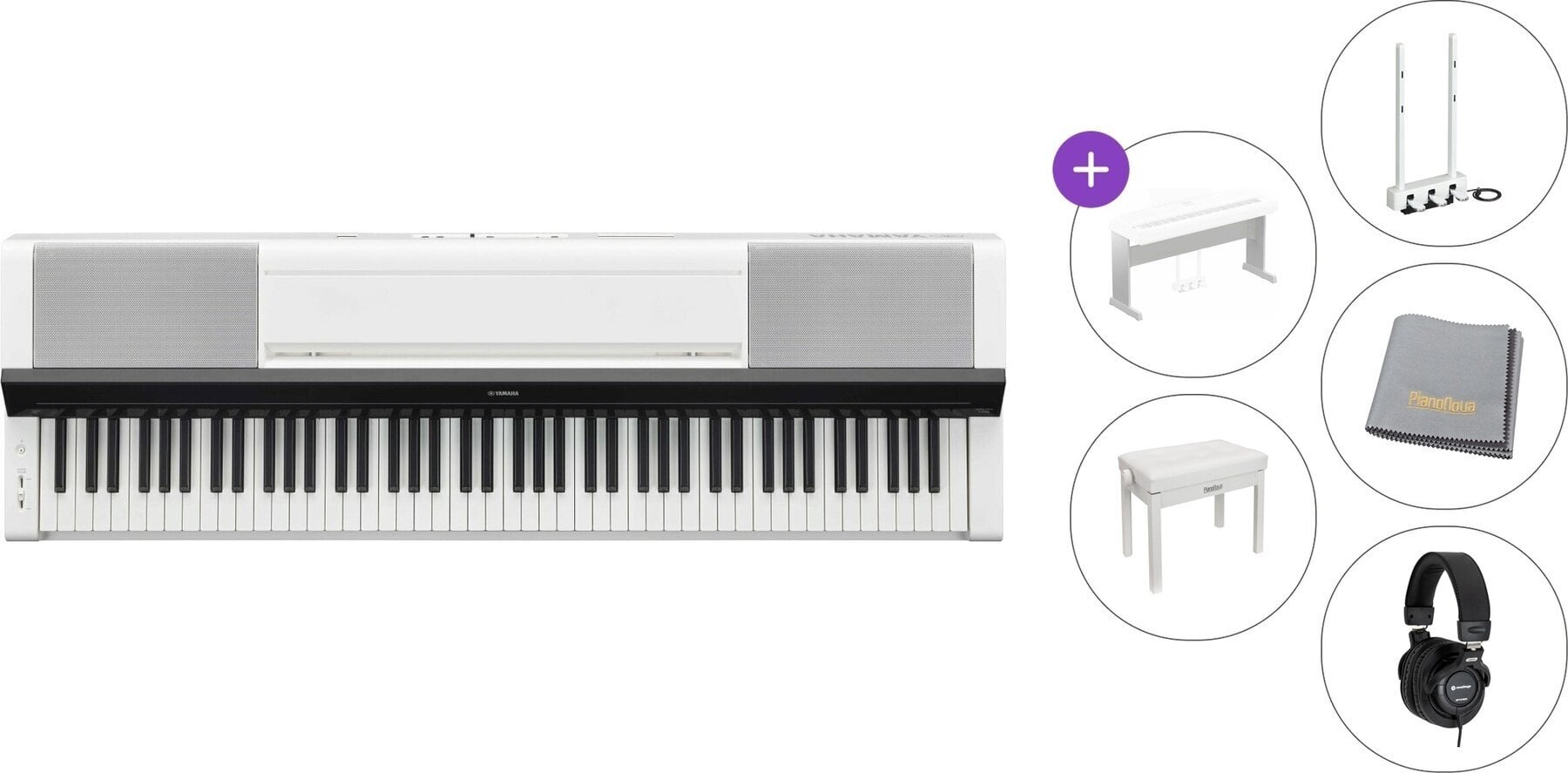 Digitální stage piano Yamaha P-S500 Premium SET Digitální stage piano White