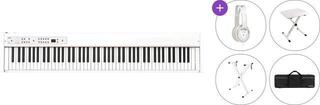 Digital Stage Piano Korg D1 WH Premium SET Digital Stage Piano White