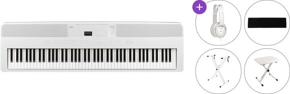 Digitalni stage piano Kawai ES520 W Standard SET Digitalni stage piano White - 1