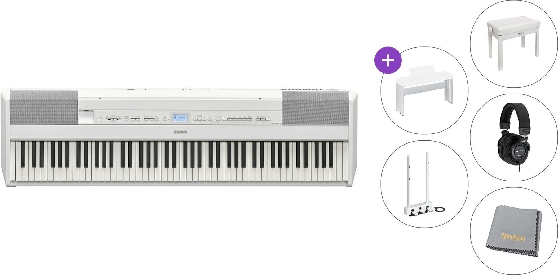 Digital Stage Piano Yamaha P-525WH Premium SET Digital Stage Piano White
