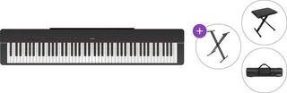 Digitaalne lavaklaver Yamaha P-225B Basic SET Digitaalne lavaklaver Black