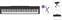Digitalni stage piano Yamaha P-225B Basic SET Digitalni stage piano Black