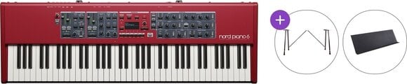 Digitální stage piano NORD Piano 6 73 Standard SET Digitální stage piano Red - 1