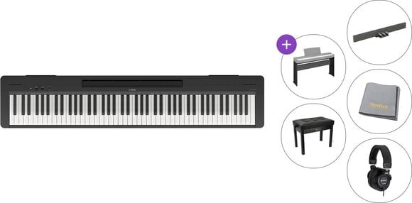 Digitalni stage piano Yamaha P-145 B BT Premium SET Digitalni stage piano Black - 1