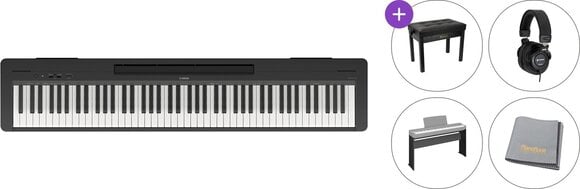 Digitalni stage piano Yamaha P-145 B BT Standard SET Digitalni stage piano Black - 1