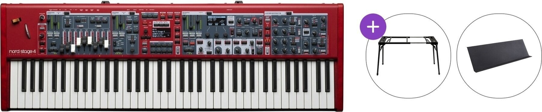 Piano de escenario digital NORD STAGE 4 73 Basic SET Piano de escenario digital