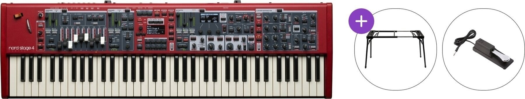 Piano de escenario digital NORD STAGE 4 Compact Basic SET Piano de escenario digital