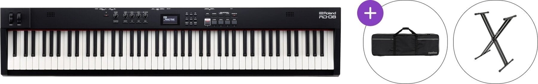 Digitalni stage piano Roland RD-08 Basic SET Digitalni stage piano