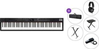 Digitaal stagepiano Roland RD-88 EX Premium SET Digitaal stagepiano Black